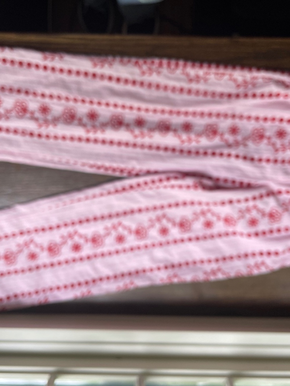 Zara eyelet pants